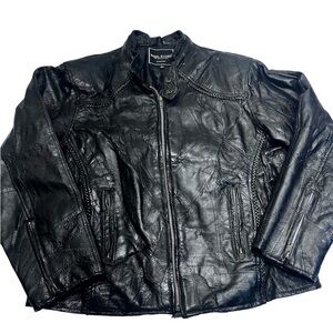 Elegant Black Leather Jacket